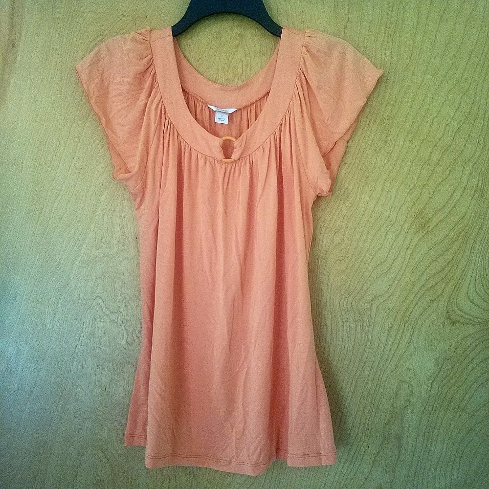 Christopher & Banks Coral Top
